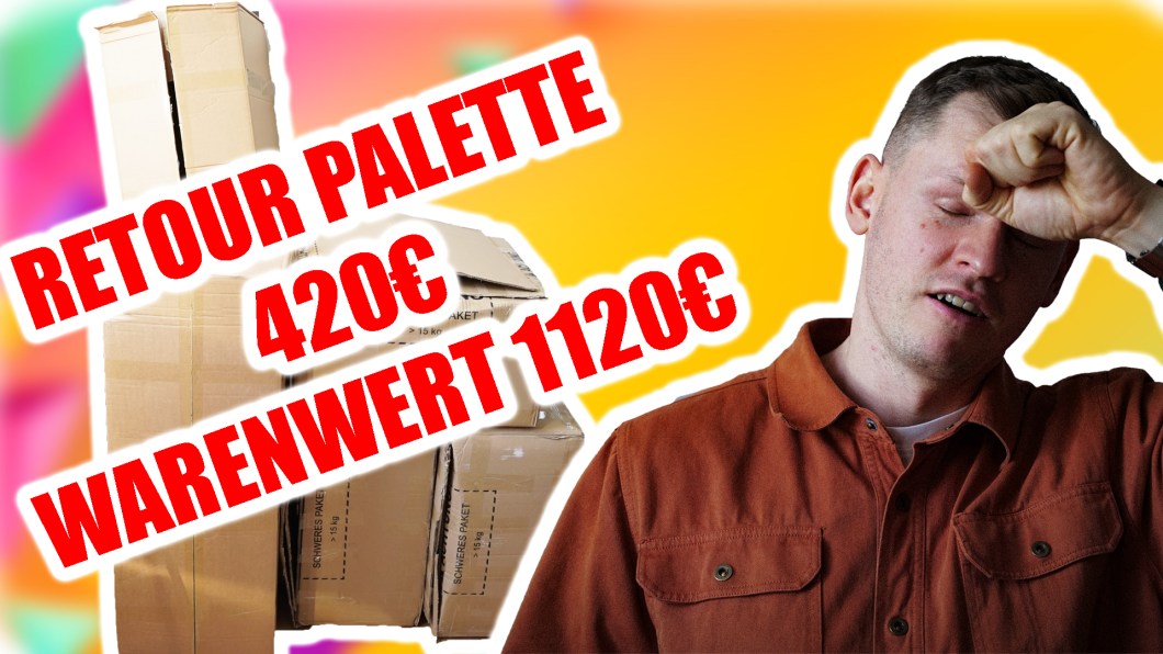 1120€ Retour Palette für 430€ gekauft aber lohnt sich das&nbsp;wirklich?